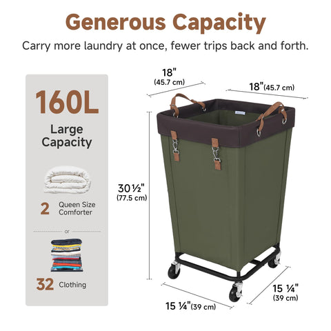 StorageWorks sturdy metal frame keeps the basket upright and balanced.
