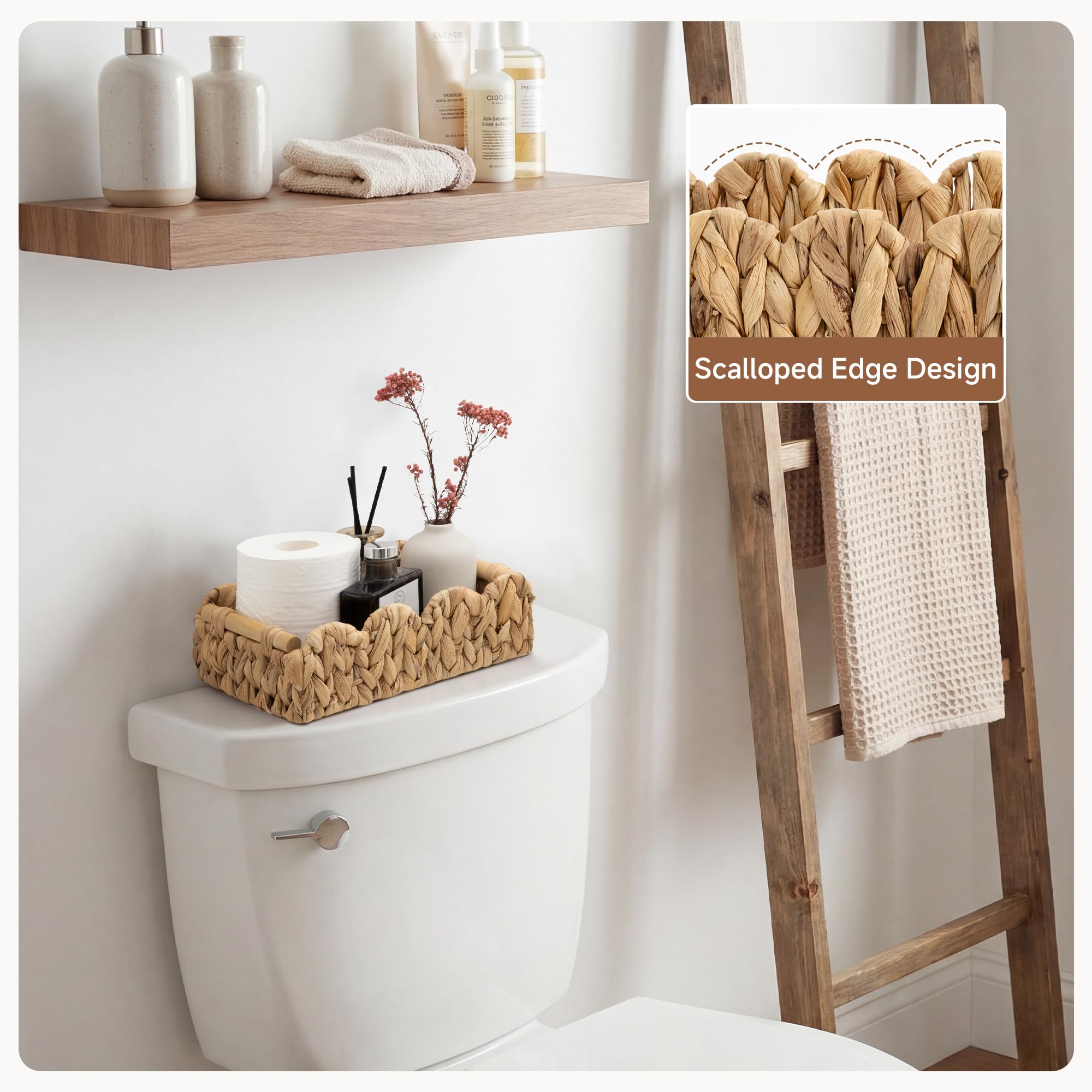 StorageWorks two-pack provides handy organization in compact bathrooms.