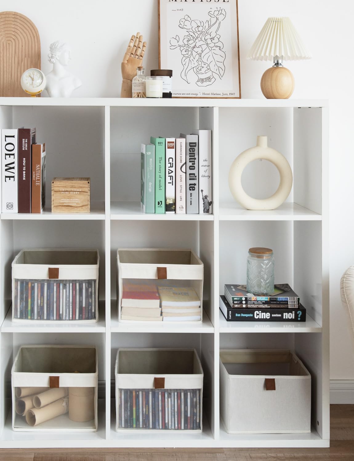 StorageWorks bin suitable for toys and clothes on flexible shelving.