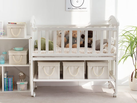 StorageWorks underbed storage container saves space with flat design