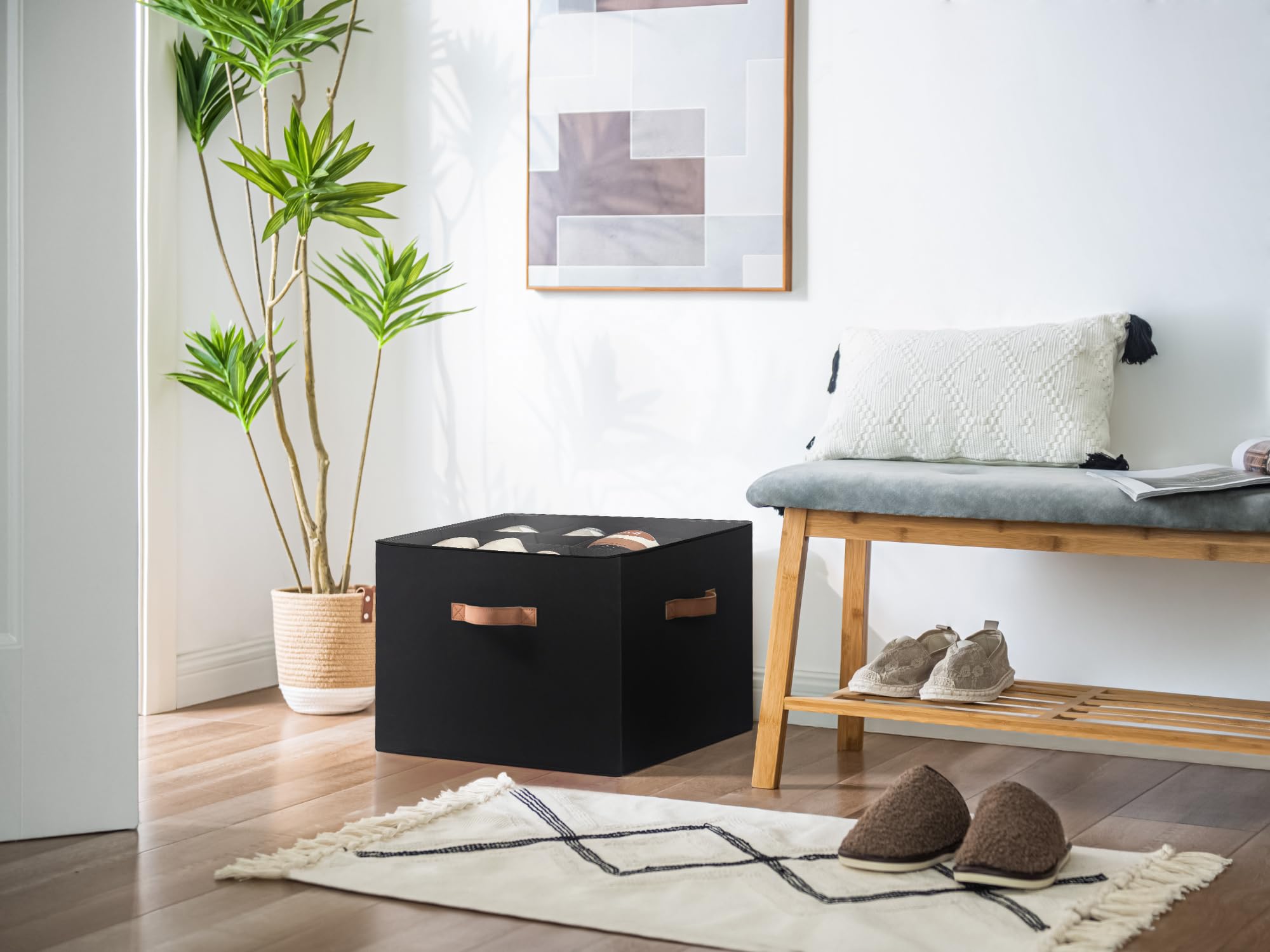 StorageWorks versatile placement for living rooms, bedrooms, dorms.