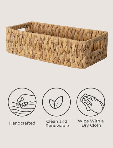 Basket crafted from natural materials for eco-friendly storage