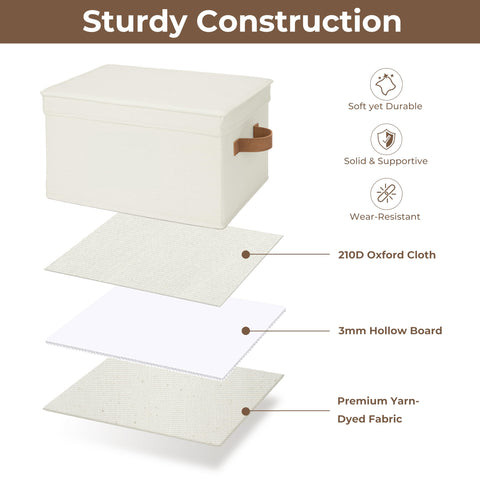 StorageWorks ivory weave adds warm natural texture to any room