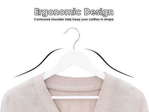 StorageWorks 360-degree swivel hook enables flexible closet hanging.