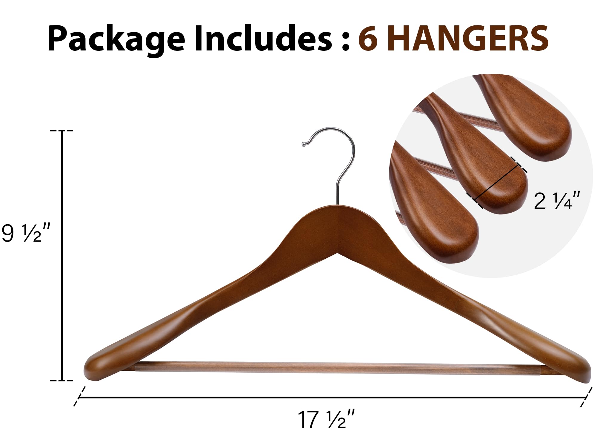 StorageWorks hanger featuring anti-slip pant bar keeps pants in place