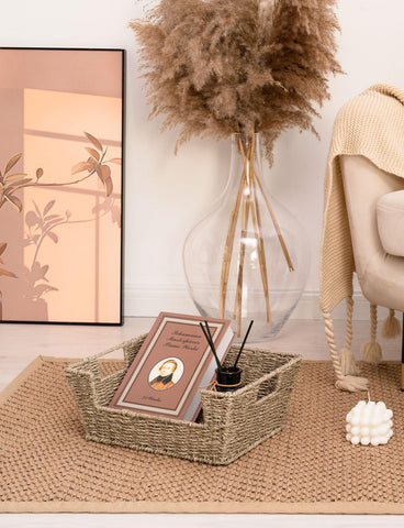 StoragWorks basket dimensions close-up helps estimate fit on shelves.