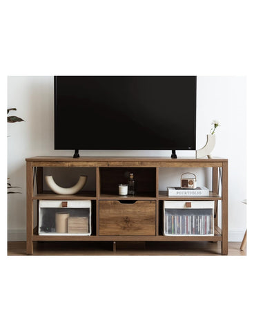 StorageWorks Shelf Wardrobe Bin blends with closets.