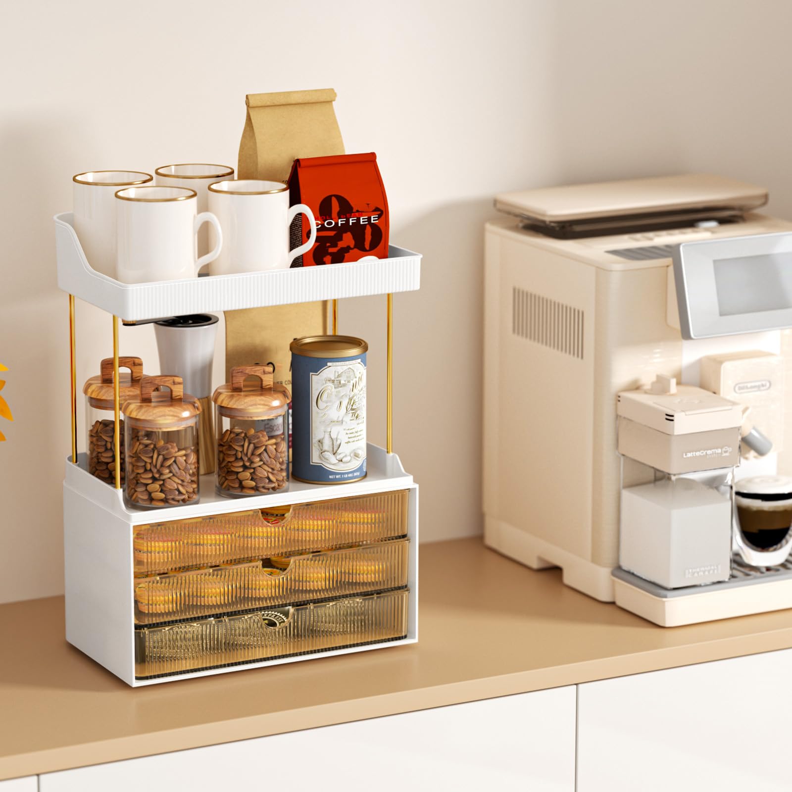 StorBin slide rails ensure smooth drawer operation during daily use.