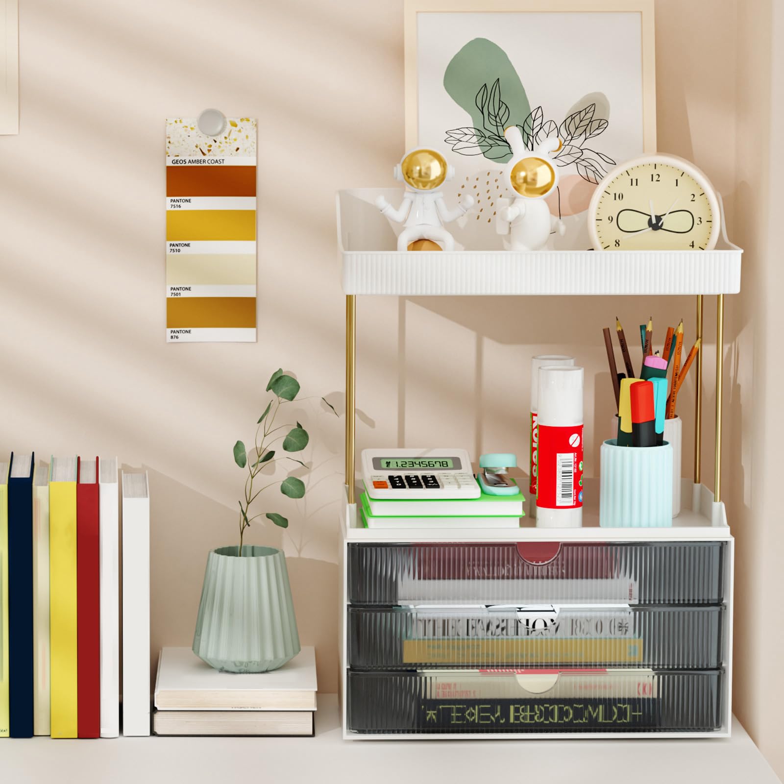 StorBin Strong vanity storage for cosmetics, jewelry, and small items.
