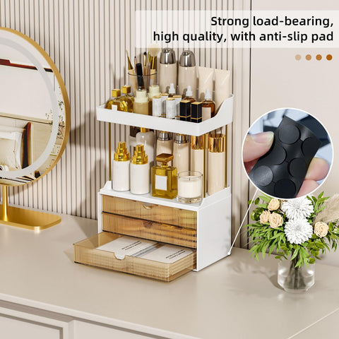 StorBin versatile storage suitable for cosmetics and office items.