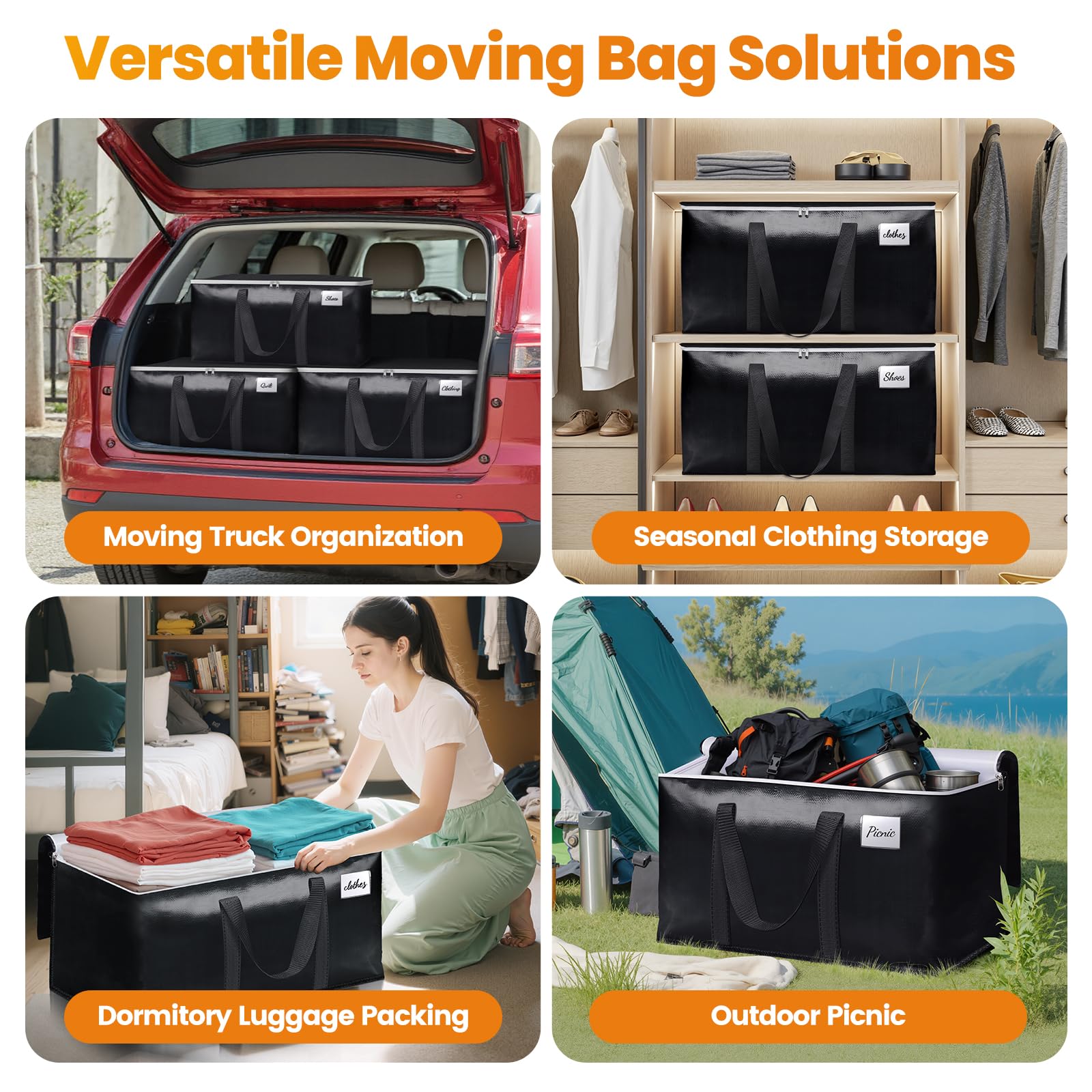 StoreHappily versatile bag suitable for storage and travel needs.