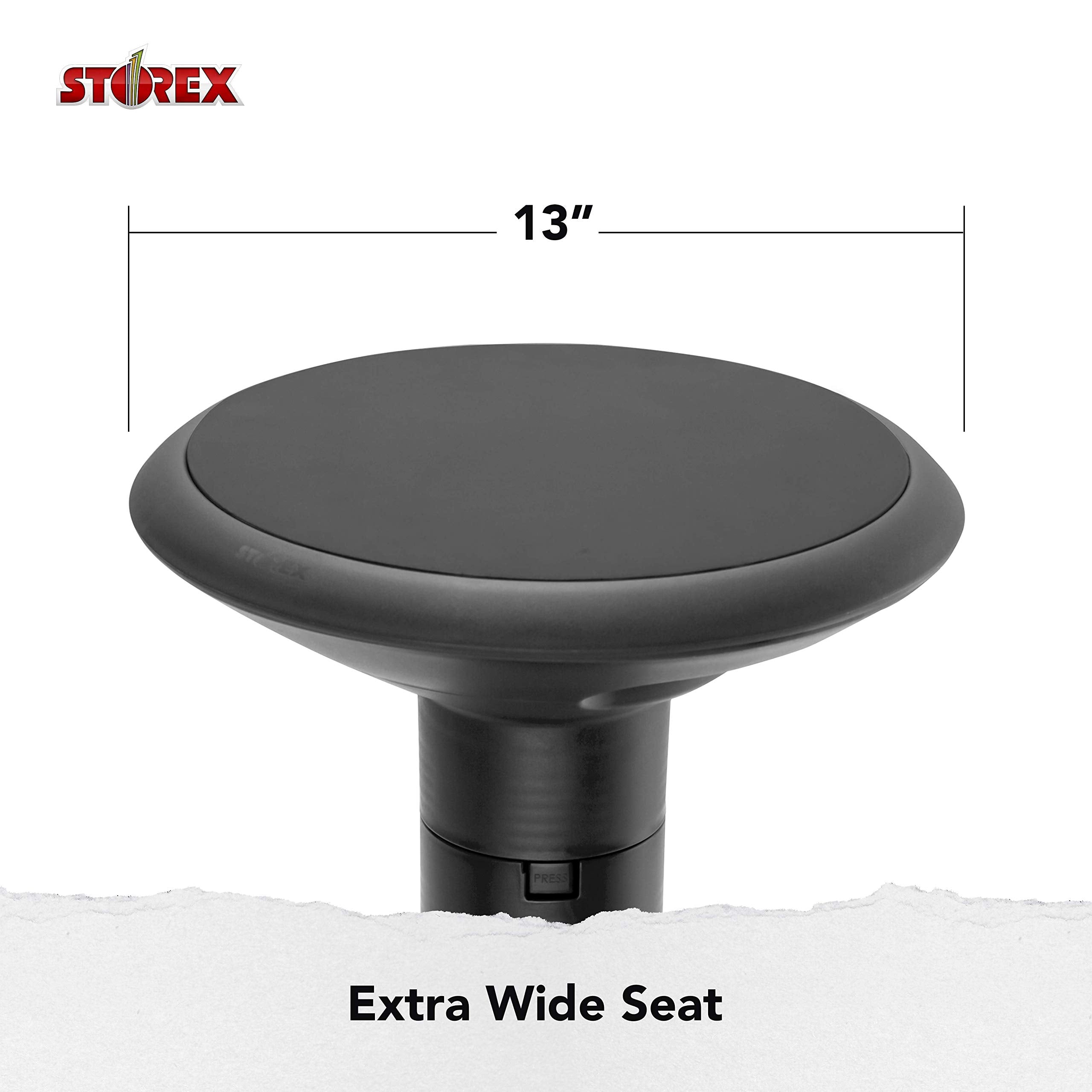 Storex Wiggle Stool in a classroom setting supporting dynamic study