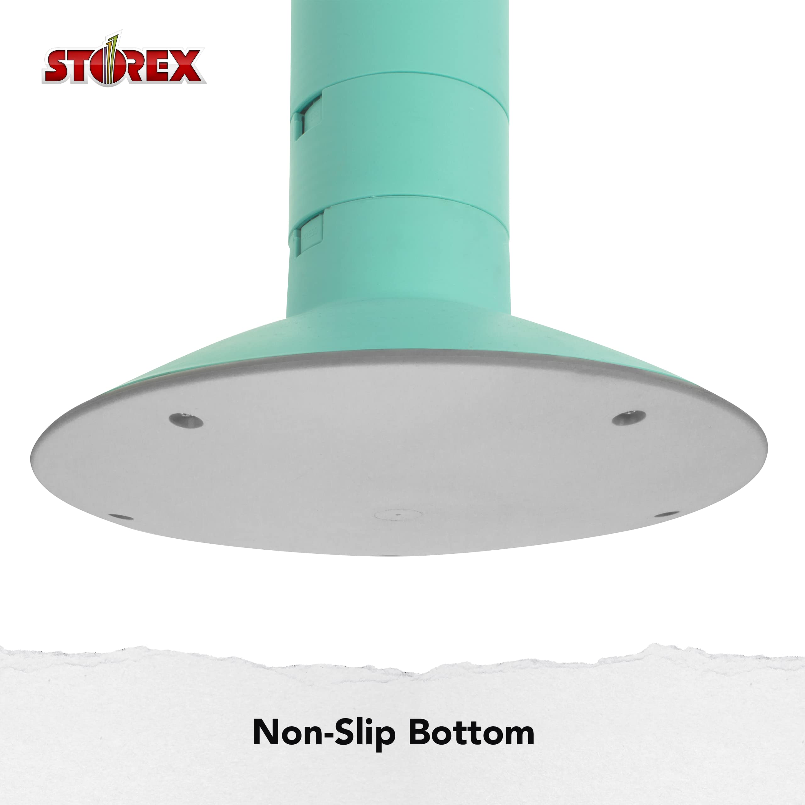 Storex Wiggle Stool non-skid base ensures stability during movement