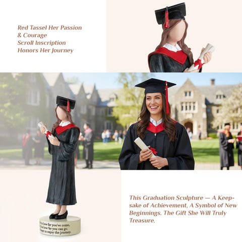 Storieme figurine tassel detail emphasizes passion and achievement.