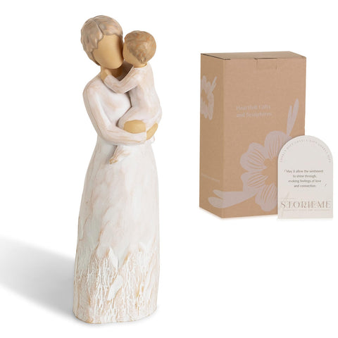 Storieme grandma gift figurine on display, a timeless keepsake for shelves.