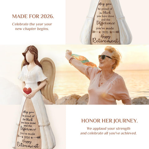 Storieme handcrafted angel figurine resin texture showcases craftsmanship and durability.