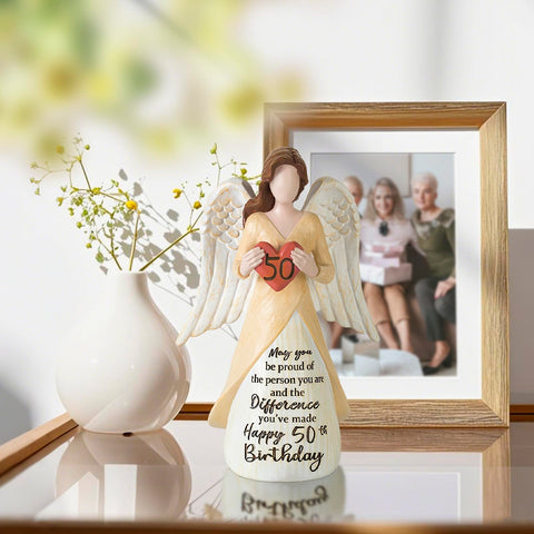 Storieme home décor angel statue brings warmth to rooms.