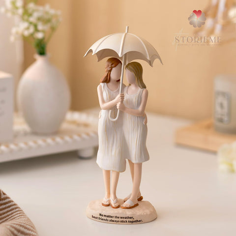 Storieme home decor figurine enhances shelves, mantels, and living spaces.