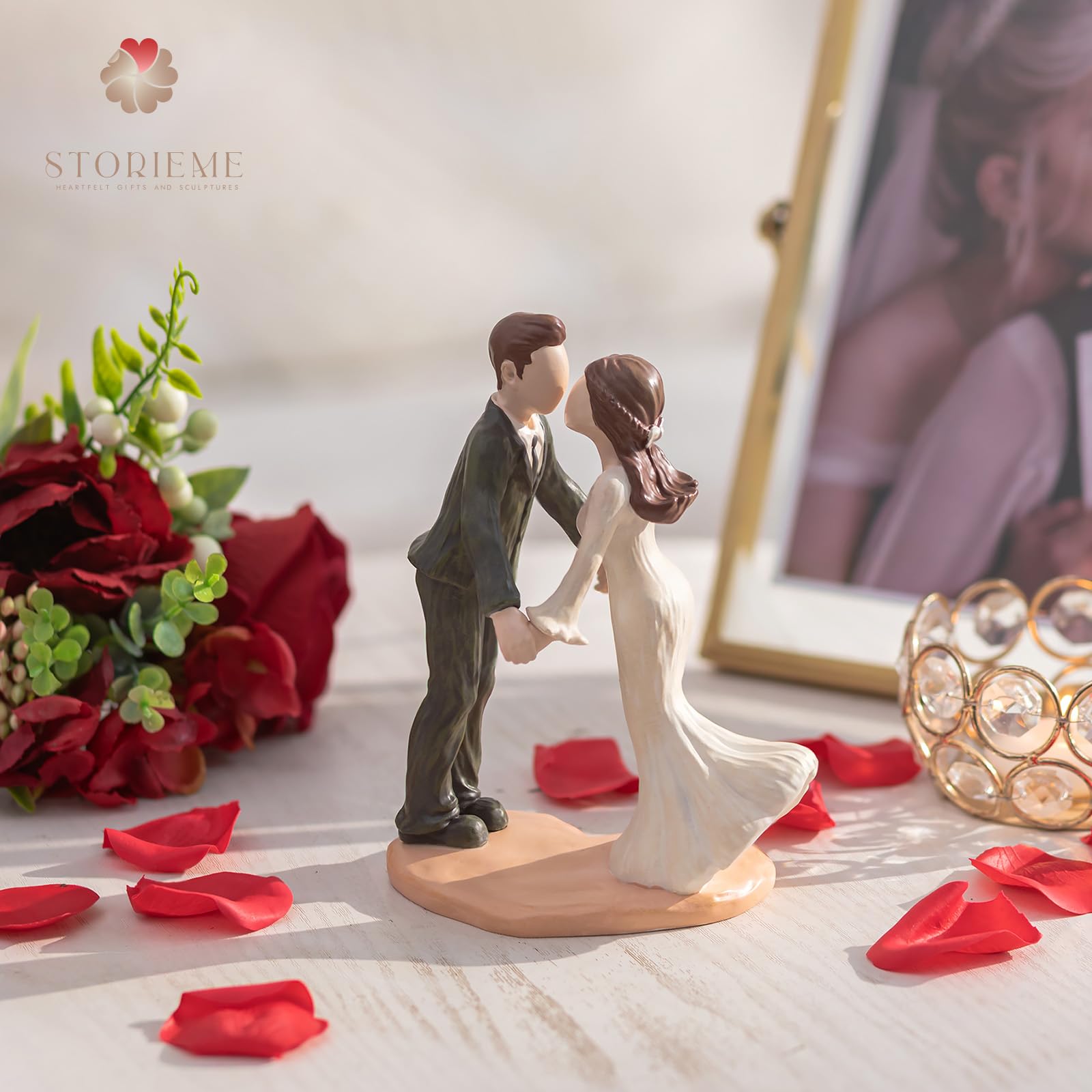 Storieme home décor topper complements desks, shelves, and nightstands