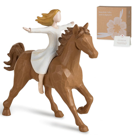 Storieme horse figurine for women gift highlighting bond and joy