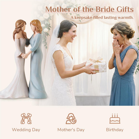 Storieme mother-daughter bond figurine honors love, pride, and blessings.