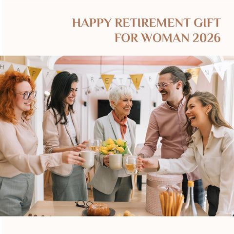 Storieme retirement gift centerpiece visual for office farewells and family celebrations.