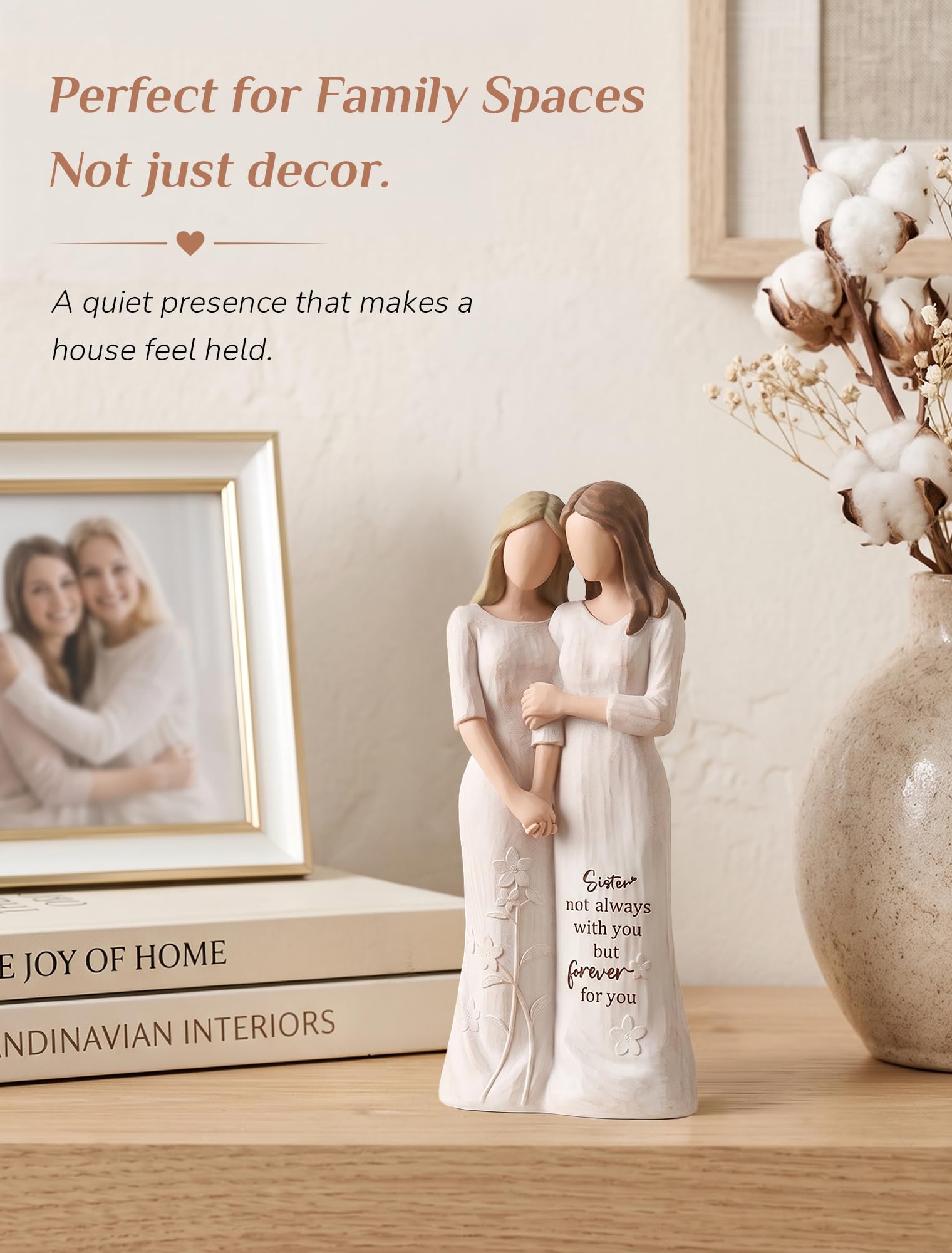 Storieme resin material, durable keepsake for desks or shelves.