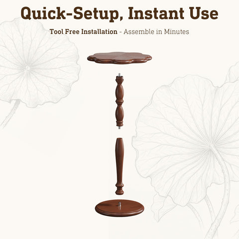 STO'SENSE round top 11.8 inches complements sofa setups and small rooms