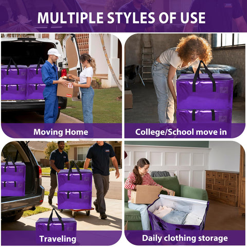 STOWM wide-mouth design with transparent label pocket for organization
