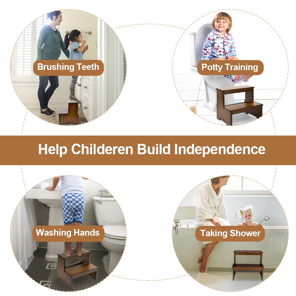 StrongTek bamboo stool with easy assembly saves time and effort.