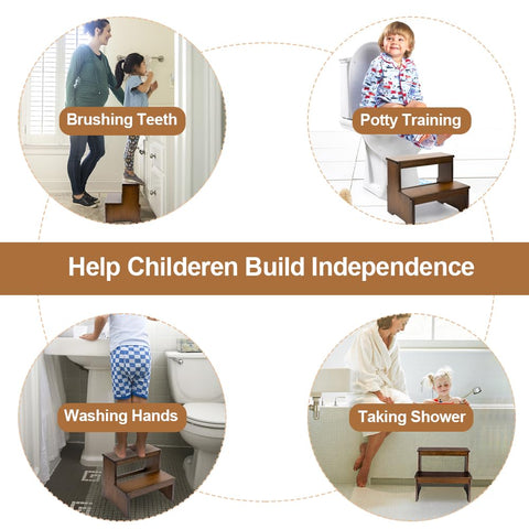 StrongTek bamboo stool with easy assembly saves time and effort.