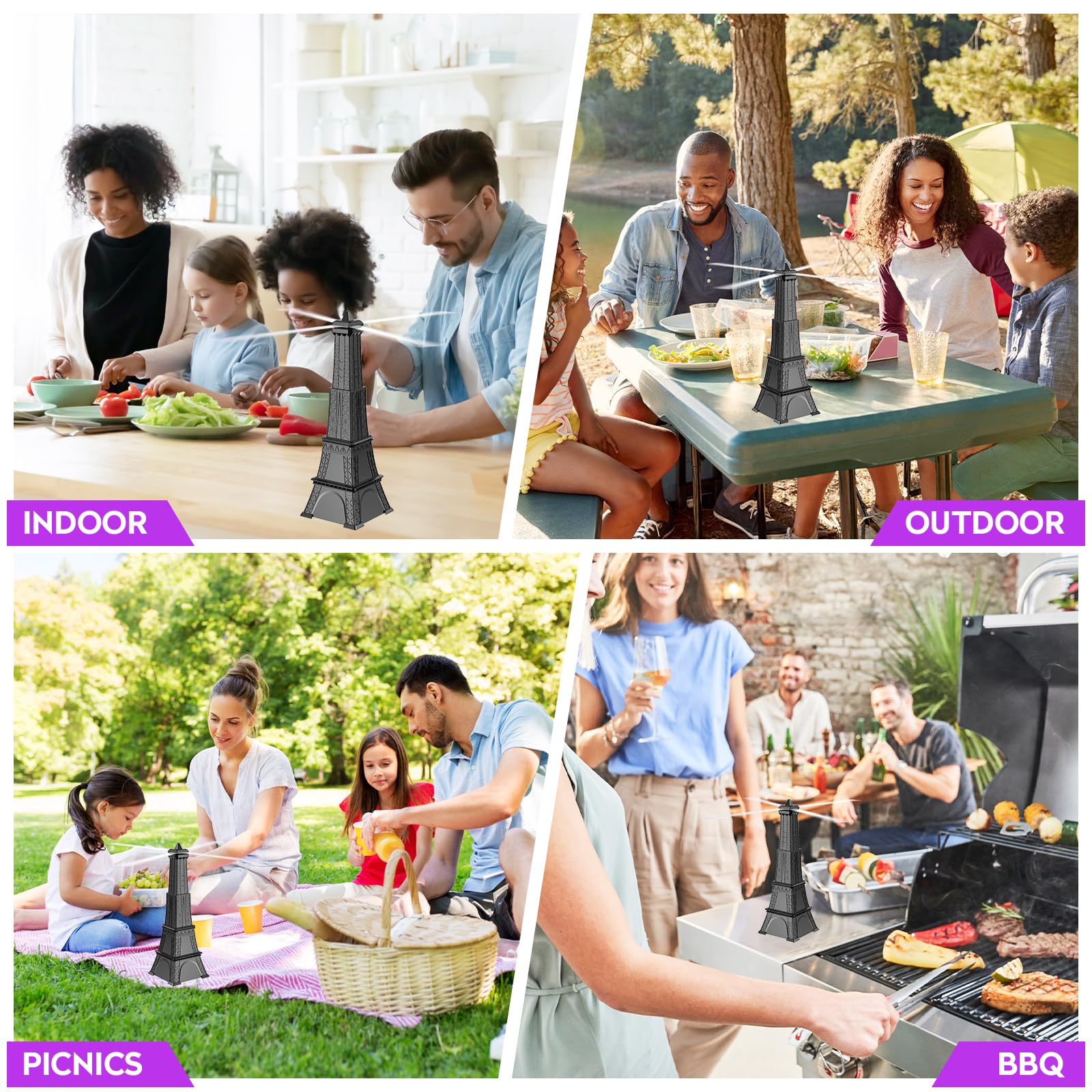 STUHAND fly fan suitable for indoor and outdoor picnics and kitchens