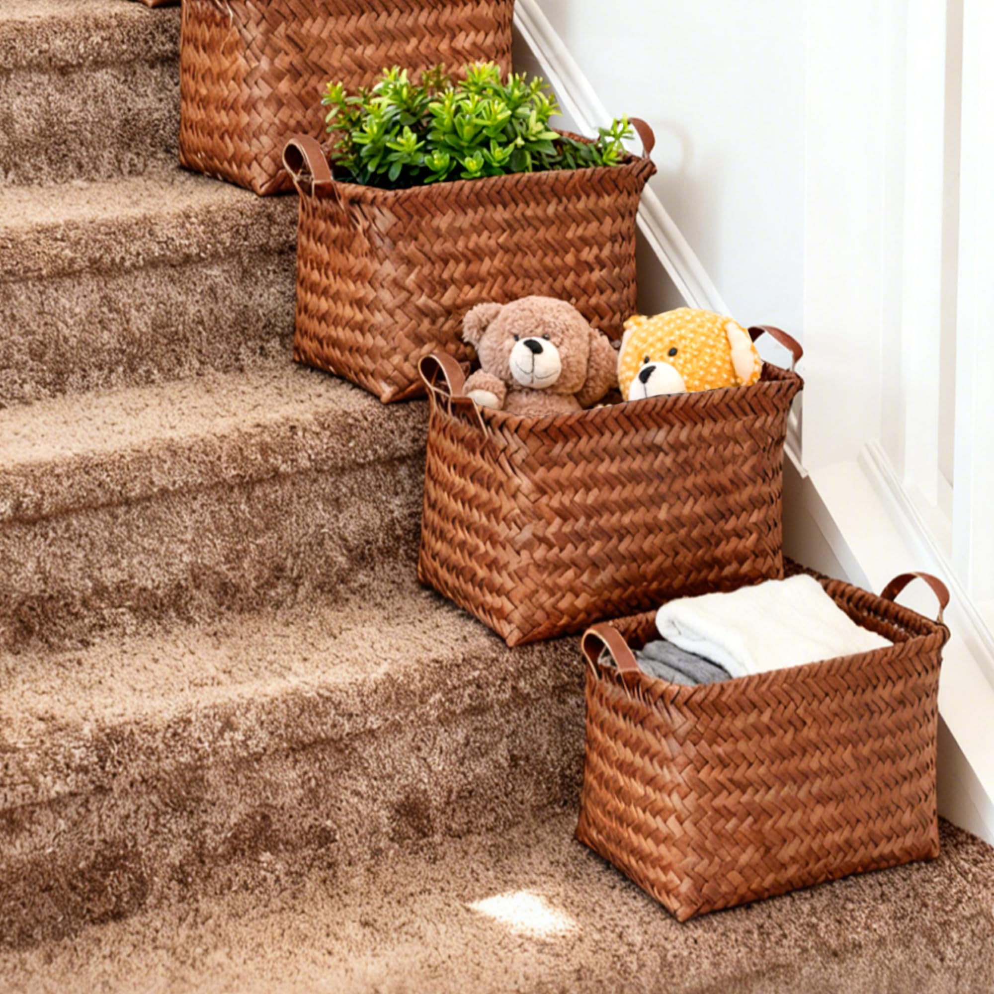 Stylave car towel storage bin for on-the-go organization.