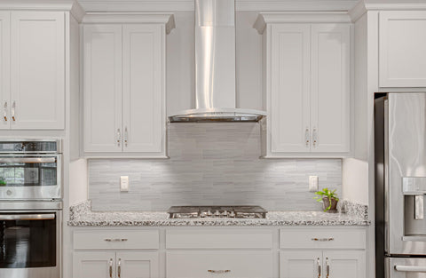 StyloVue self-adhesive backsplash close-up showing quick install