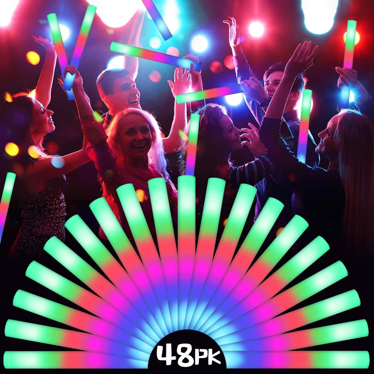Stymiya LED foam glow sticks in bulk for event planning