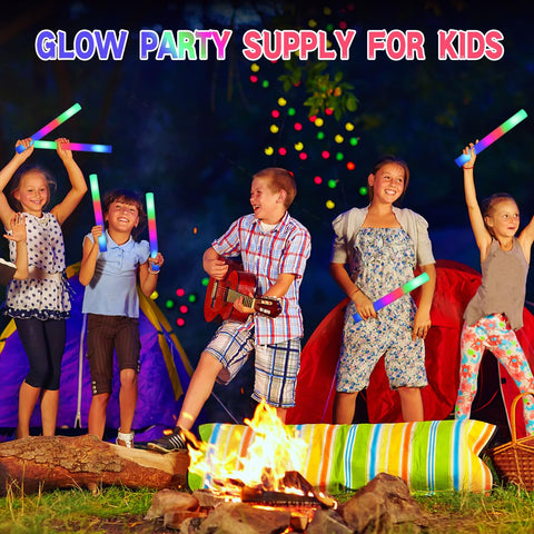 Stymiya soft foam glow sticks are non-toxic and safe for guests