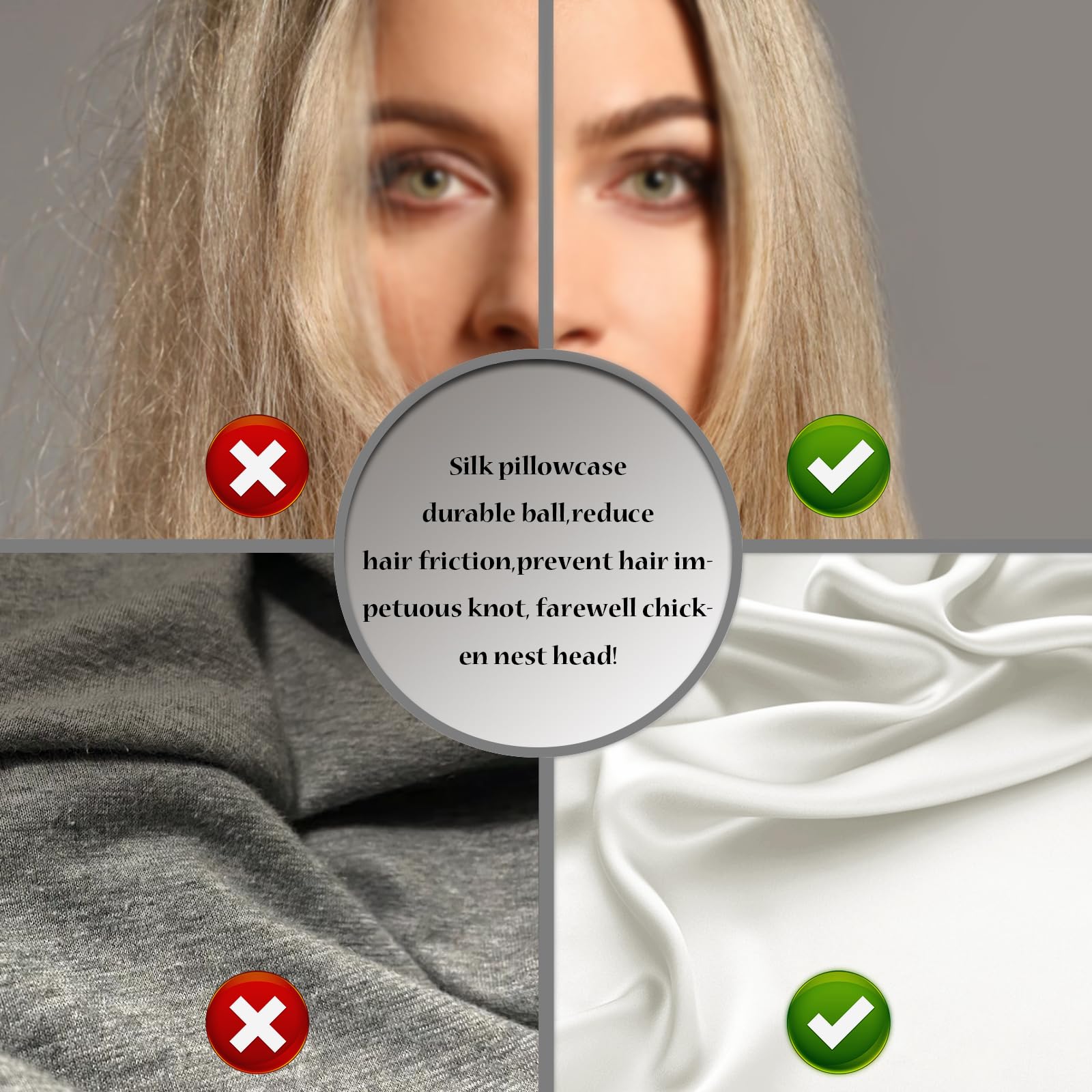 Easy-care Suatien silk pillow case machine or hand wash friendly.