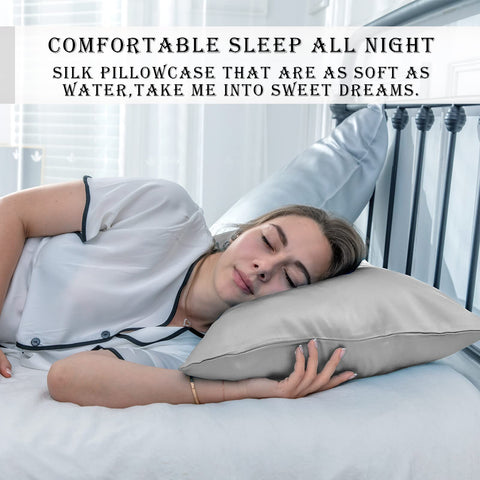 Suatien gift-ready silk pillowcase set in premium packaging.