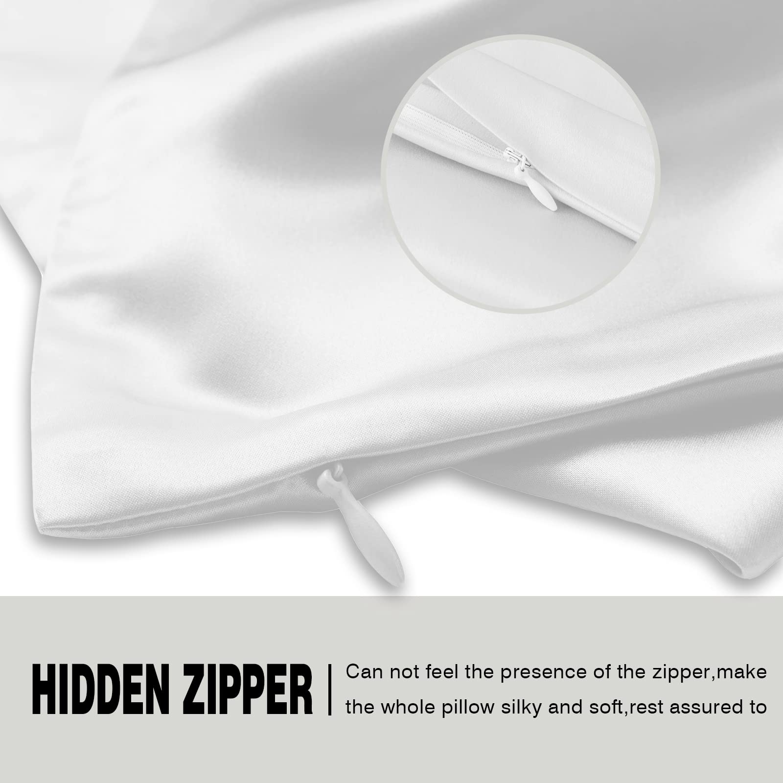 Suatien silk pillowcase is easy to care for and machine washable.