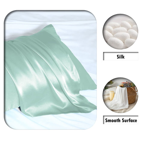 Suatien silk pillowcase zipper closeup highlights hidden closure and durability