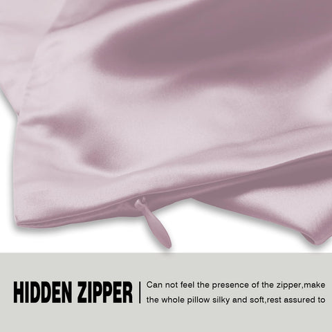 Suatien silk pillowcase smooth finish reduces hair and skin friction