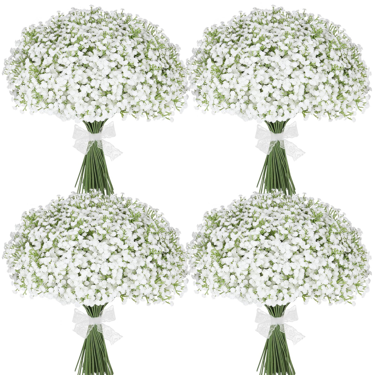 Suaycy Baby Breath dense 90-stem bouquet for lush centerpieces