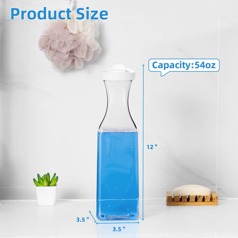 SUBEKYU dispenser with four labels included for organized powder and liquid storage.