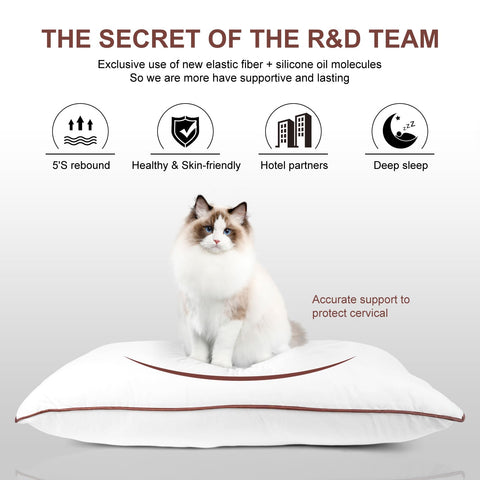 Subrcamos pillow supports back sleepers for even head support