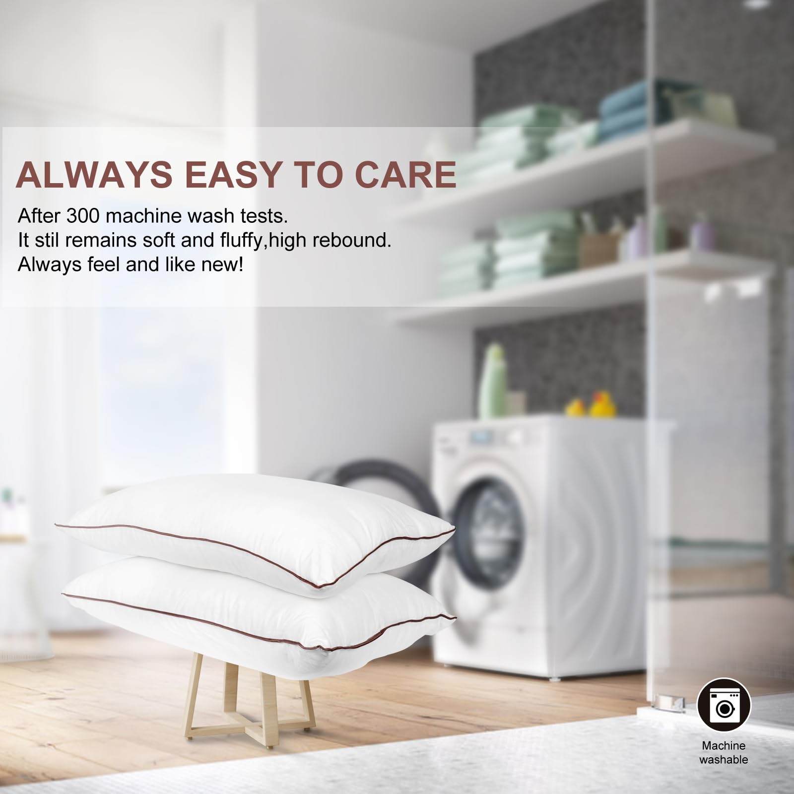 Subrcamos pillow suited for stomach sleepers offering comfortable, versatile positioning