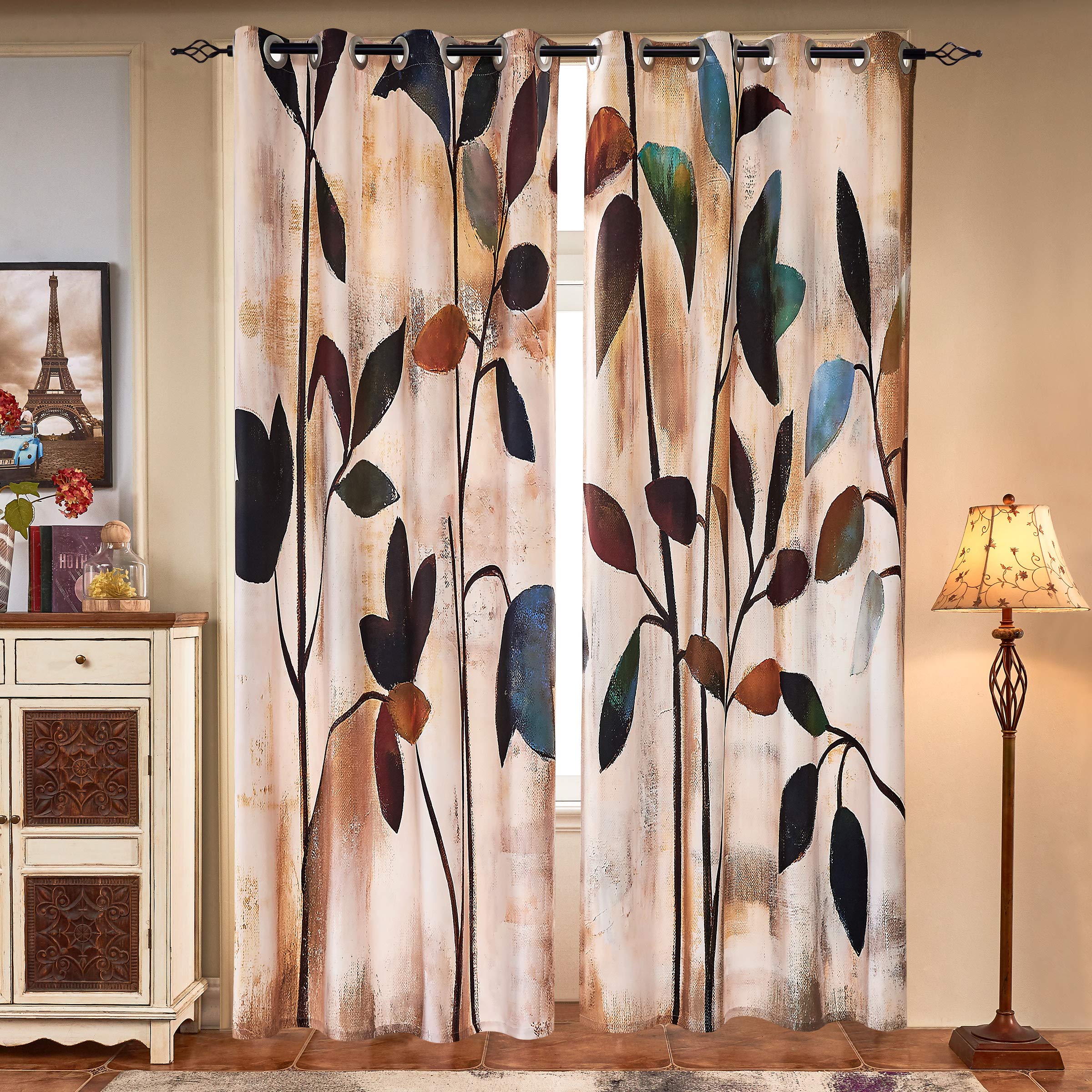 SUBRTEX boho farmhouse style curtains enhancing room mood