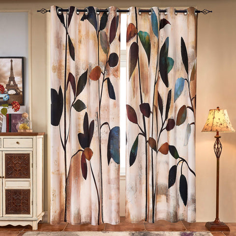SUBRTEX boho farmhouse style curtains enhancing room mood