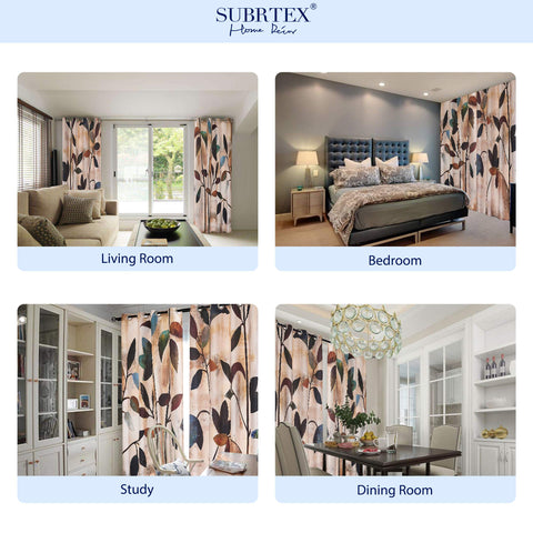 SUBRTEX machine washable curtains for easy cold water care