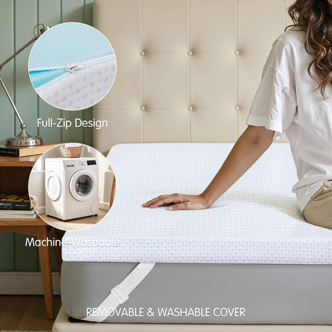 Size range image highlights Twin to CK options for flexible coverage.