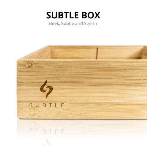 Subtle smell-resistant bamboo construction helps minimize odors during storage.